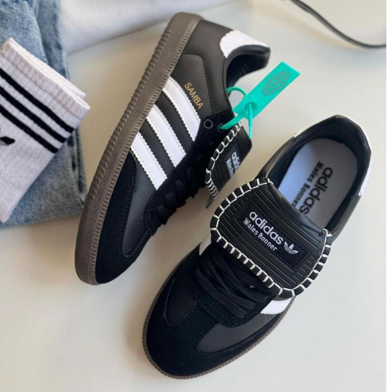 Adidas x Wales Bonner Samba Black White