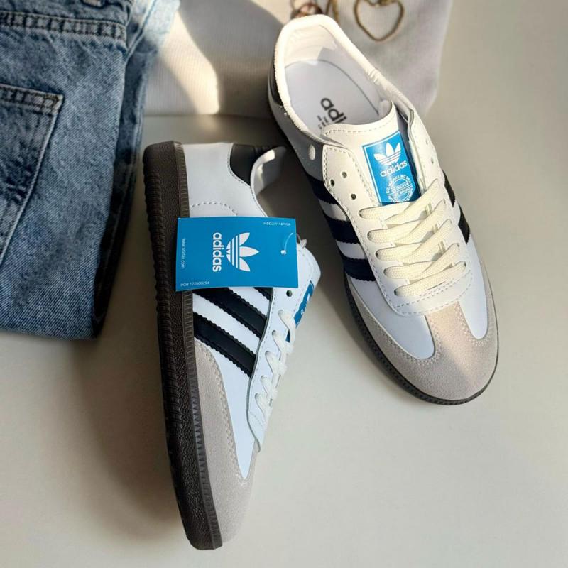 Adidas Samba White Black