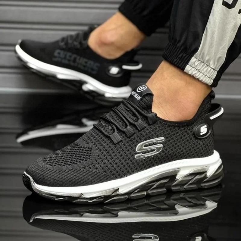 Skechers Sportswear Black White